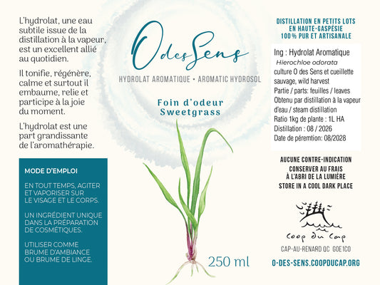 Hydrolat Aromatique FOIN D'ODEUR