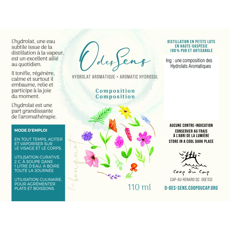 Hydrolat Aromatique personnalisé 110ml